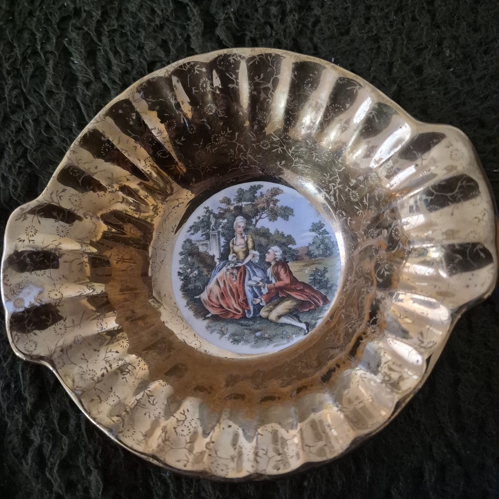 W.S. George Bolero 22k Royal China Bowl